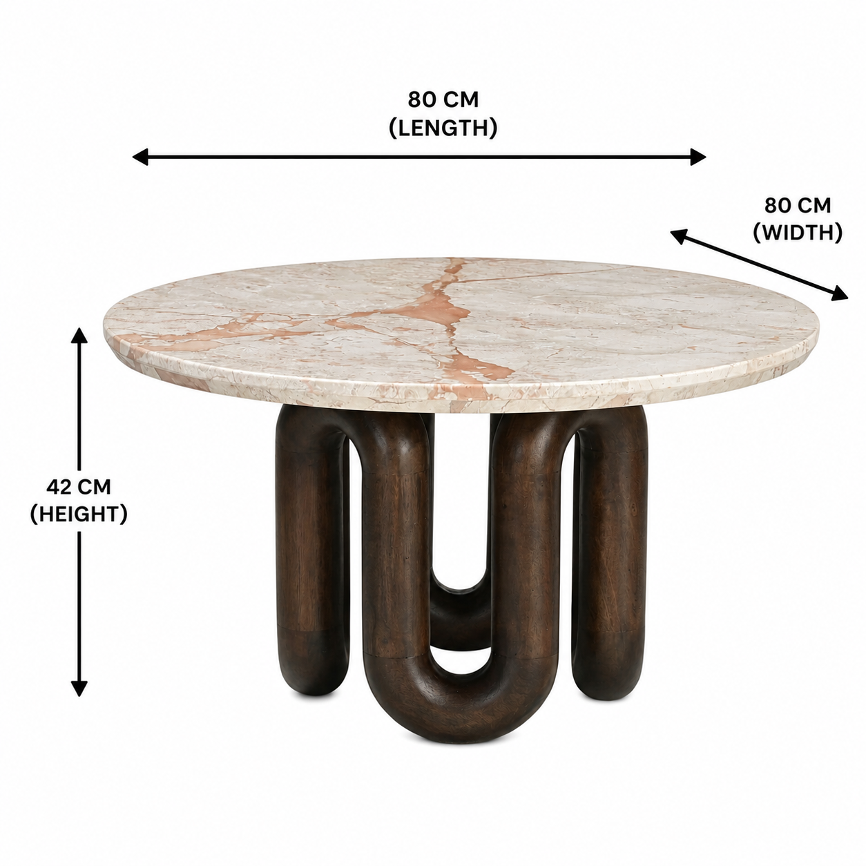 MARBLE SUMMIT LOOP COFFEE TABLE