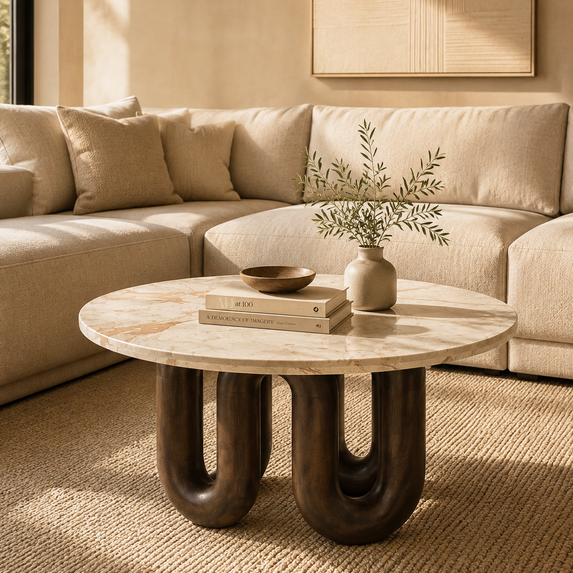 MARBLE SUMMIT LOOP COFFEE TABLE