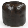 GENUINE LEATHER MOROCCAN OTTOMAN Ottomans Philbee Interiors 