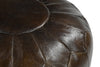 GENUINE LEATHER MOROCCAN OTTOMAN Ottomans Philbee Interiors 