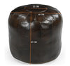 GENUINE LEATHER MOROCCAN OTTOMAN Ottomans Philbee Interiors 