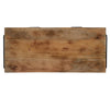 HARDWOOD BUTLERS TROLLEY ON WHEELS DISTRESSED FINISH Cabinets & Storage Philbee Interiors 