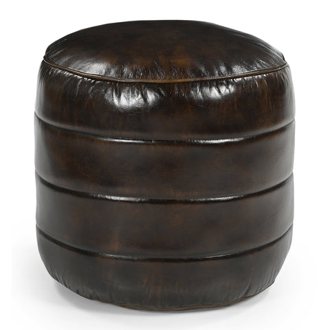 BRONWYN GENUINE LEATHER OTTOMAN Ottomans Philbee Interiors 