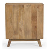 SCANDI HAND MADE SOLID TIMBER COWHIDE CABINET Cabinets & Storage Philbee Interiors 