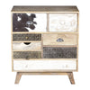 SCANDI HAND MADE SOLID TIMBER COWHIDE CABINET Cabinets & Storage Philbee Interiors 