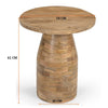 HAND CRAFTED HARDWOOD SIDE TABLE Coffee Tables Philbee Interiors 