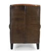 JOELENE HAND MADE COWHIDE AND GENUINE LEATHER ARM CHAIR Furniture Philbee Interiors 
