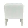 MOTHER OF PEARL NOIR BEDSIDE TABLE CREAM HUE SIDE TABLE Philbee Interiors 