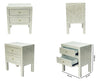 MOTHER OF PEARL NOIR BEDSIDE TABLE CREAM HUE SIDE TABLE Philbee Interiors 
