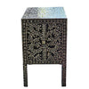 MOTHER OF PEARL NOIR BEDSIDE TABLE BEDSIDE Philbee Interiors 