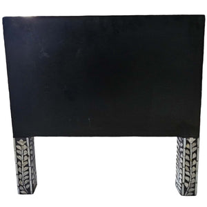 MOTHER OF PEARL NOIR BEDSIDE TABLE BEDSIDE Philbee Interiors 