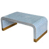 MOTHER OF PEARL MEDITERRANEAN BREEZE LOW PROFILE COFFEE TABLE Coffee Tables Philbee Interiors 