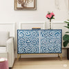 MOTHER OF PEARL ENCHANTING VINE CHEST OF DRAWERS BLUE HUE Cabinets & Storage Philbee Interiors 