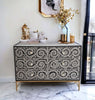 MOTHER OF PEARL ENCHANTING VINE CHEST OF DRAWERS Cabinets & Storage Philbee Interiors 