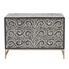MOTHER OF PEARL ENCHANTING VINE CHEST OF DRAWERS Cabinets & Storage Philbee Interiors 