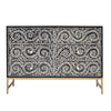 MOTHER OF PEARL ENCHANTING VINE CHEST OF DRAWERS Cabinets & Storage Philbee Interiors 