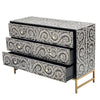 MOTHER OF PEARL ENCHANTING VINE CHEST OF DRAWERS Cabinets & Storage Philbee Interiors 