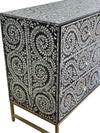 MOTHER OF PEARL ENCHANTING VINE CHEST OF DRAWERS Cabinets & Storage Philbee Interiors 