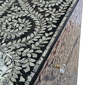 MOTHER OF PEARL ENCHANTING VINE CHEST OF DRAWERS Cabinets & Storage Philbee Interiors 