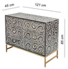 MOTHER OF PEARL ENCHANTING VINE CHEST OF DRAWERS Cabinets & Storage Philbee Interiors 