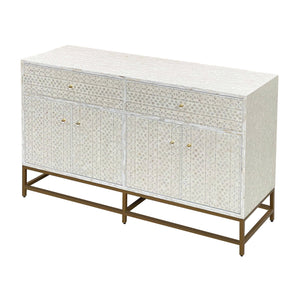 MOTHER OF PEARL GRANDIOSE SIDEBOARD LIGHT HUE Cabinets & Storage Philbee Interiors 