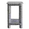 MOTHER OF PEARL NOIR OPULENCE SIDE TABLE SIDE TABLE Philbee Interiors 