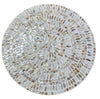 MOTHER OF PEARL MOSAIC HARMONY TW0-TIERED SIDE TABLE Coffee table Philbee Interiors 