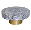 MOTHER OF PEARL OBSIDIAN LUXE COFFEE TABLE Coffee Tables Philbee Interiors 