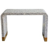 MOTHER OF PEARL MONOCHROME ELEGANCE CONSOLE TABLE Furniture Philbee Interiors 