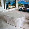 MOTHER OF PEARL SERENITY OVAL PEARL COFFEE TABLE Coffee Tables Philbee Interiors 