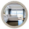 MOTHER OF PEARL RADIANCE ROUND WALL MIRROR Decor Philbee Interiors 