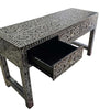 MOTHER OF PEARL OPULENT 3 DRAWER CONSOLE TABLE Coffee Tables Philbee Interiors 