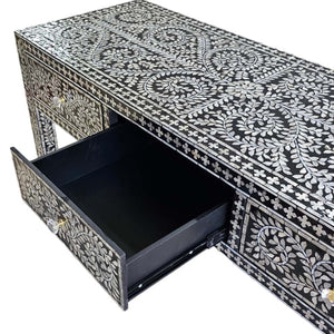 MOTHER OF PEARL OPULENT 3 DRAWER CONSOLE TABLE Coffee Tables Philbee Interiors 