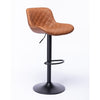 PALLO VELVET GAS LIF BAR STOOL Table & Bar Stools Philbee Interiors 