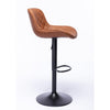PALLO VELVET GAS LIF BAR STOOL Table & Bar Stools Philbee Interiors 