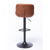 PALLO VELVET GAS LIF BAR STOOL Table & Bar Stools Philbee Interiors 