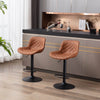 PALLO VELVET GAS LIF BAR STOOL Table & Bar Stools Philbee Interiors 