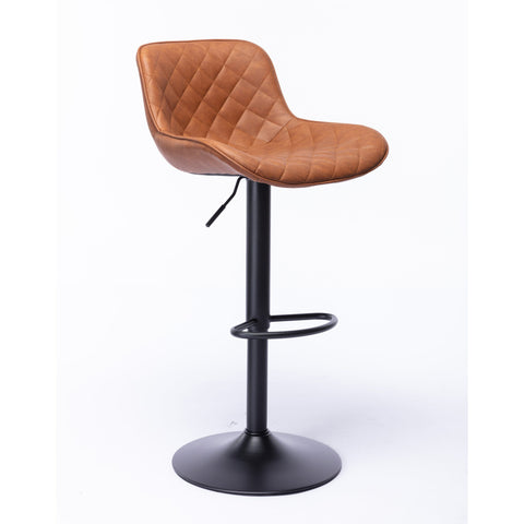 PALLO VELVET GAS LIF BAR STOOL Table & Bar Stools Philbee Interiors 