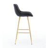 WILSON VELVET BAR STOOL/KITCHEN STOOL Table & Bar Stools Philbee Interiors 