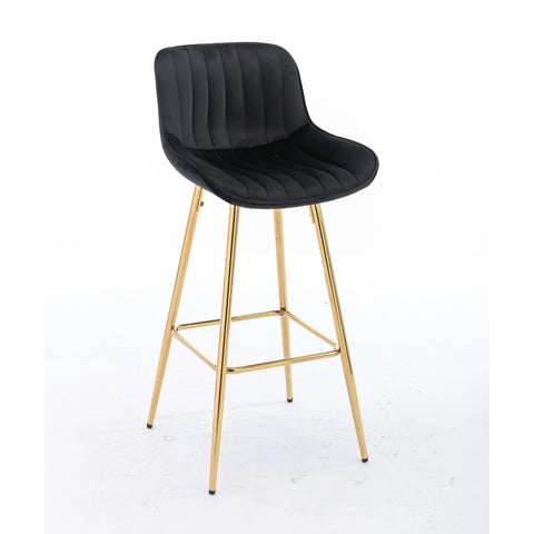 WILSON VELVET BAR STOOL/KITCHEN STOOL Table & Bar Stools Philbee Interiors 