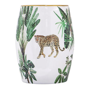 LEOPARD CERAMIC STOOL Philbee Interiors 
