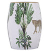 LEOPARD CERAMIC STOOL Philbee Interiors 