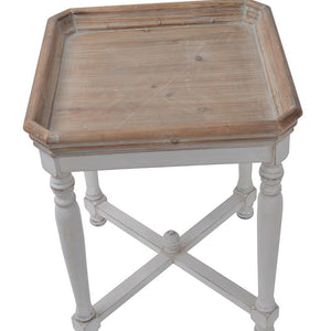 SHABBY SQUARE SIDE TABLE Philbee Interiors 