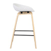 COMFY BAR STOOL WHITE Philbee Interiors 