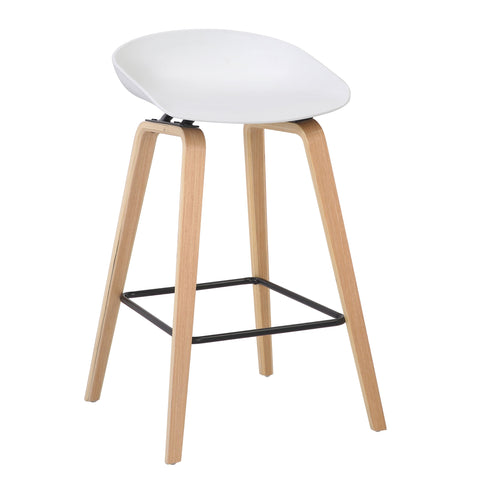 COMFY BAR STOOL WHITE Philbee Interiors 