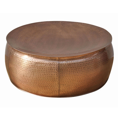 BRONZE LOOK HAMMERED COFFEE TABLE Philbee Interiors 
