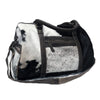 COWHIDE DUFFLE BAG Philbee Interiors 