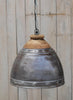 WASHED IRON AND WOOD LAMPSHADE Philbee Interiors 