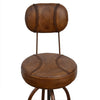 INDUSTRIAL BAR CHAIR WITH LEATHER Philbee Interiors 
