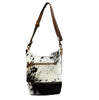 OVAL COWHIDE TOTE BAG Philbee Interiors 